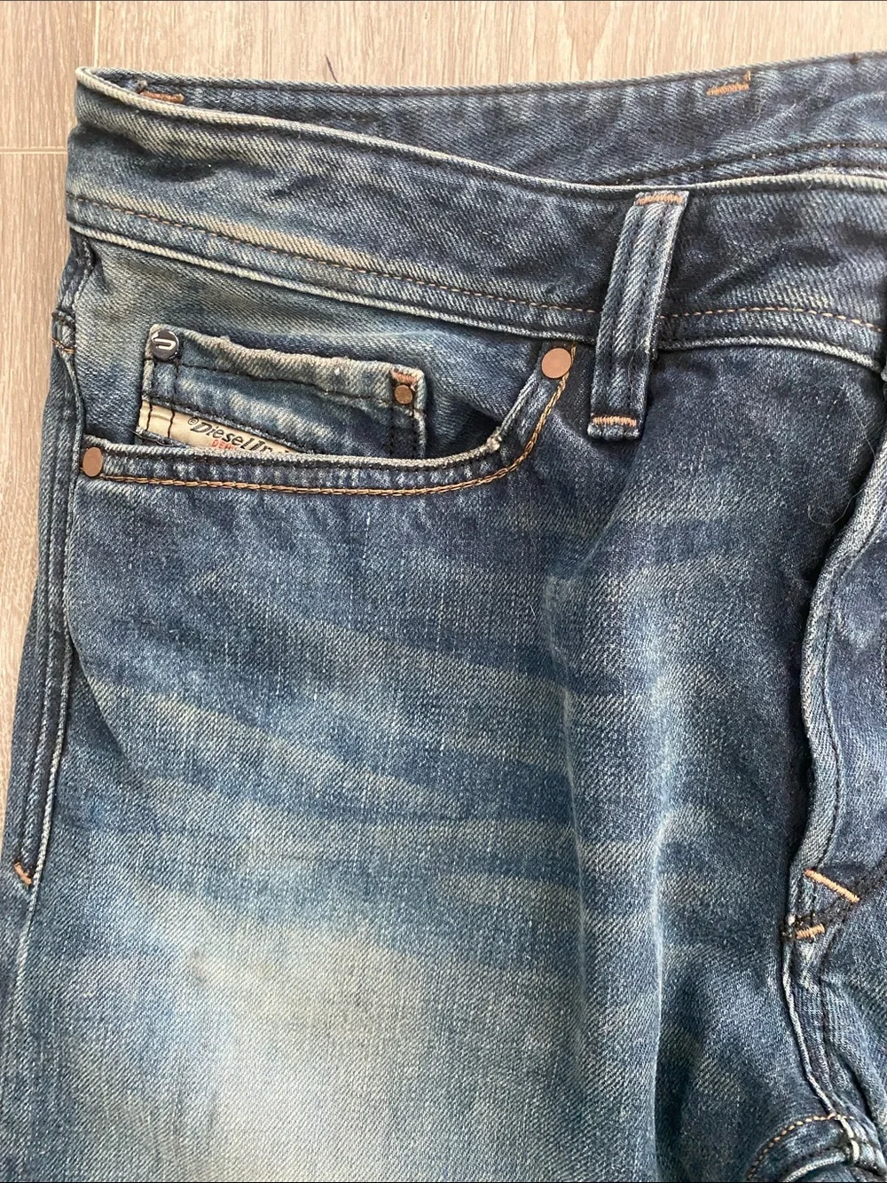 DIESEL Biker Industries Darron Blue Eyecons 2012 2nd Edition Jeans Denim Men’s
